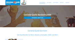 Desktop Screenshot of getraenkequelle-bornheim.de