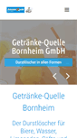 Mobile Screenshot of getraenkequelle-bornheim.de